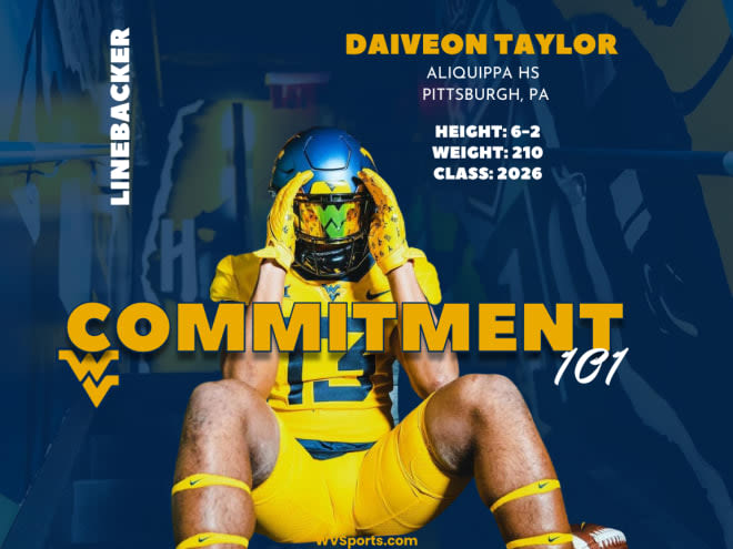 West Virginia Mountaineers: Commitment 101: Daiveon Taylor