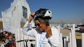 Swedish cyclist pedals to Egypt to raise climate awareness