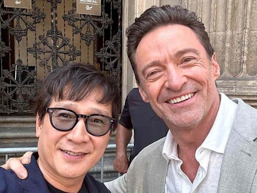 Hugh Jackman and Ke Huy Quan celebrate 'X-Men' reunion 25 years later