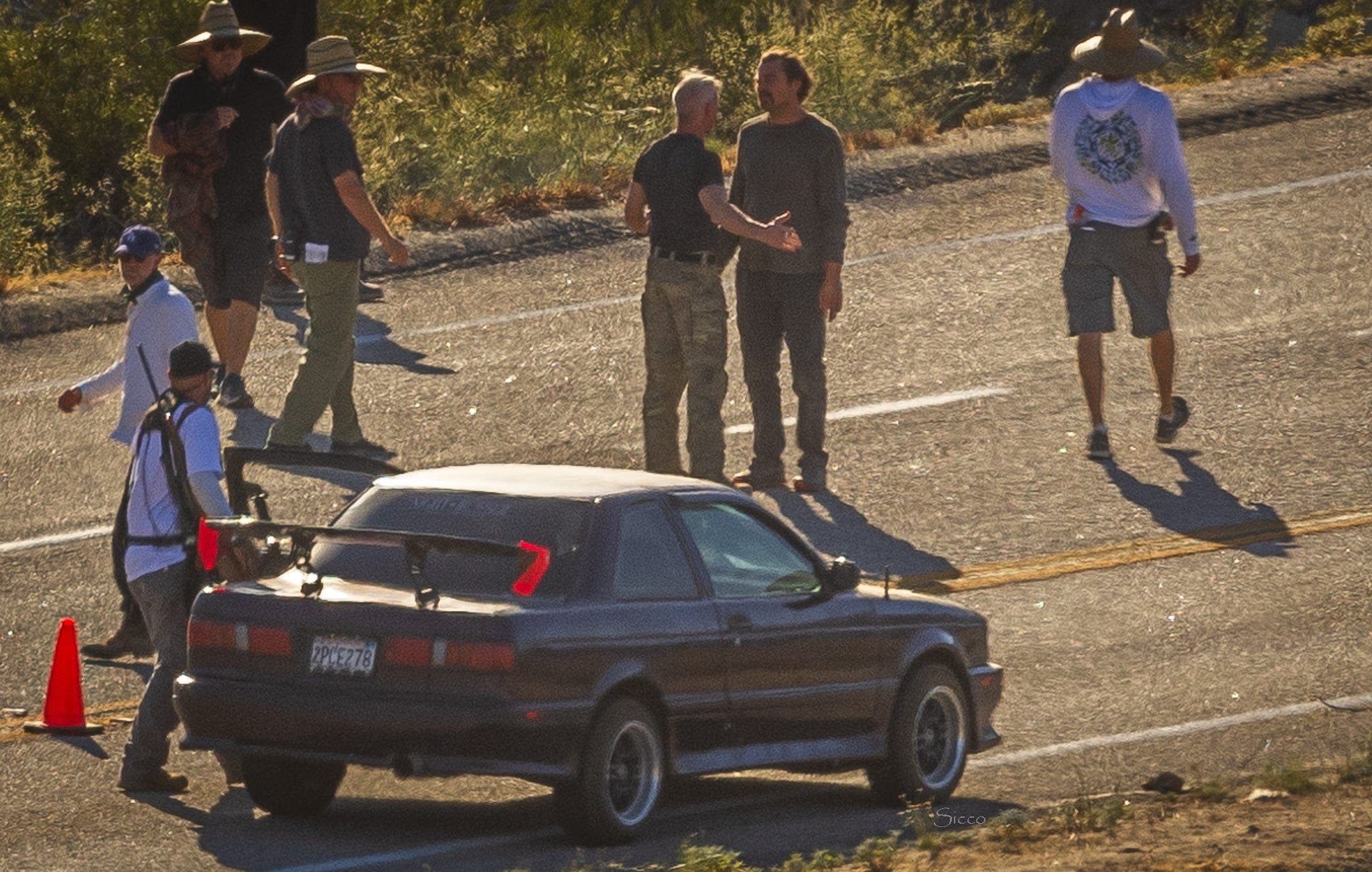 Leonardo DiCaprio spotted filming Paul Thomas Anderson's new film in Borrego Springs