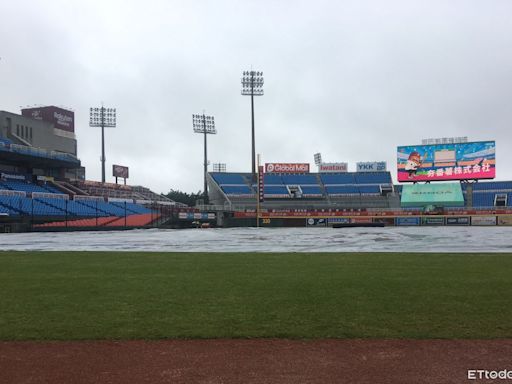 快訊／桃園雨勢不斷 象猿大戰確定延賽