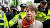 Angry protesters confront shamed Paula Vennells arriving at Post Office Inquiry