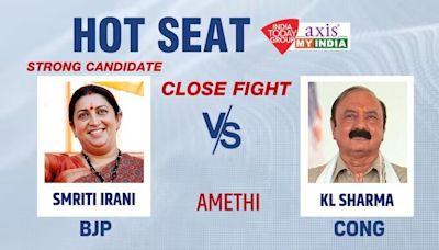 Smriti Irani has edge in Amethi close fight: Axis My India exit poll