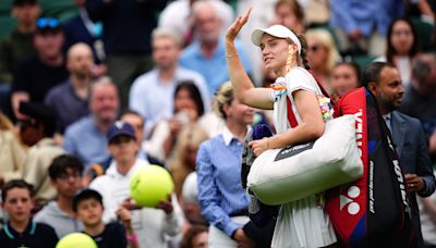 Elena Rybakina back in Wimbledon quarter-finals after Anna Kalinskaya withdraws