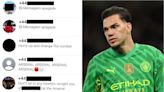 Ederson bombarded with messages from Arsenal fans after phone number leaked ahead of Man City win at Tottenham