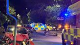 'Loud bang' heard as cars crash at junction
