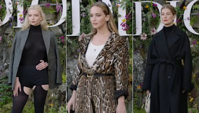 Jennifer Lawrence, Anya Taylor-Joy e mais famosas prestigiam desfile da Dior em castelo na Escócia