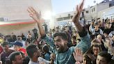 Rafah erupts in celebration after Hamas accepts ceasefire offer even as Israeli offensive continues