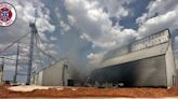 Fire continues to burn at Portales peanut processing plant