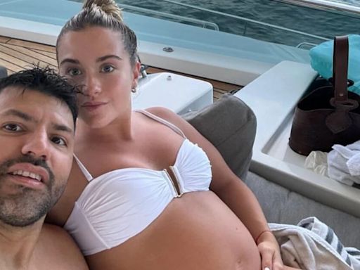 Sergio Agüero y Sofía Calzetti esperan la llegada de Olivia, la primera hija de la pareja