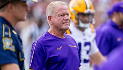 Brian Kelly weighs in on LSU’s first-half performance vs. South Carolina