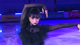 Watch a Figure Skater Recreate the Viral 'Wednesday' Dance on Ice