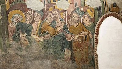 Tanca l'Espai Columba per incloure les pintures murals de Sant Esteve