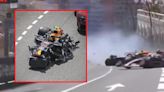 F1 | ¡TERRIBLE! Así fue el brutal choque de Checo Pérez en el Gran Premio de Mónaco (VIDEO)