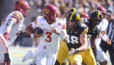 Iowa State football kicker Kyle Konrardy’s late field goal pushes Cyclones past Iowa in Cy-Hawk game