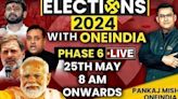 Lok Sabha Elections 2024: Phase 6 Live Coverage on 25th May, Watch Exclusively on Oneindia News
