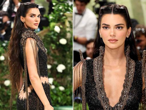 Kendall Jenner Rocks Never-Worn Archival Dress with a Butt Cutout (and Ultra-Long Hair!) at the 2024 Met Gala