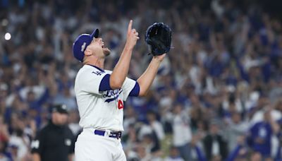 Plaschke: Take that! Vengeful Dodgers roar in postseason opening win over reeling Padres