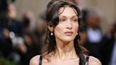 Bella Hadid Dressed Like a Vixen in a Black Corset Dress at the 2022 Met Gala