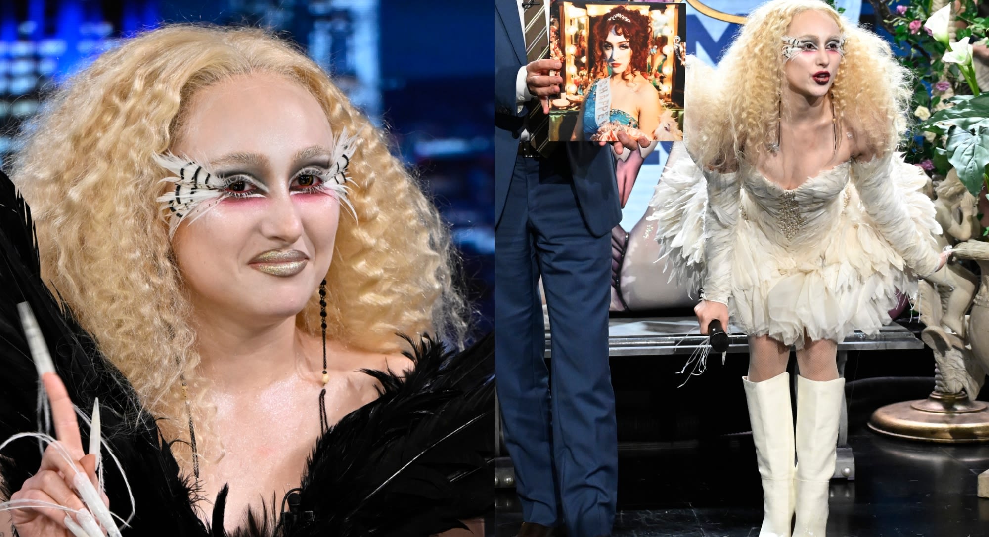 Chappell Roan Becomes Black Swan and White Swan — Down to Her Shoes — on ‘Fallon Tonight’