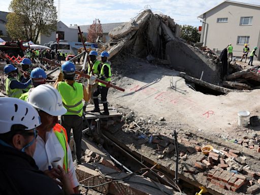 Survivor recounts moment he emerged from deadly South African building collapse