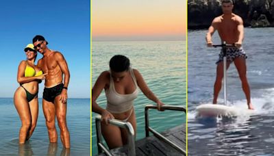 Inside Ronaldo's luxury holiday where 'walks on water' and works out in saunas