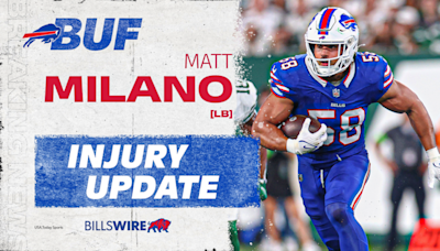 Injury update: Bills’ Matt Milano does some working out at spring practice