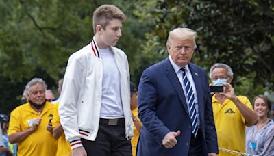Donald Trump shares Barron's plans for college