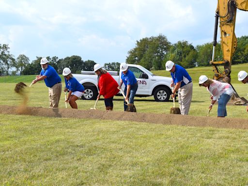 Ground broken and steel expected to rise in spring at West Holmes Elementary School site