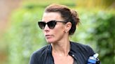 Coleen Rooney departs the gym in a new £48K BYD Seal electric car