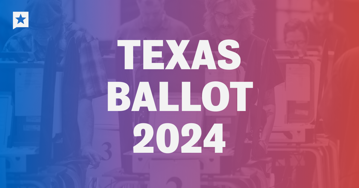 Texas 2024 ballot: Voting in the November elections