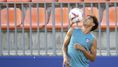 Las mejores imágenes del entrenamiento de Joao Félix en la ciudad deportiva del Atlético de Madrid