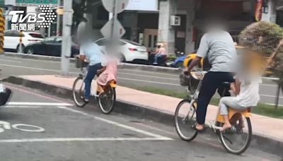 毋通喔！騎UBIKE還雙載 單車達人：小心｢後泥除｣破裂傷人│TVBS新聞網