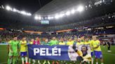 With Pelé ailing in hospital, Brazil thrills, then sends the 'king' its love