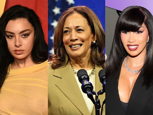 Cardi B, Charli XCX, Barbra Streisand, More Celebs Endorse Kamala Harris for President