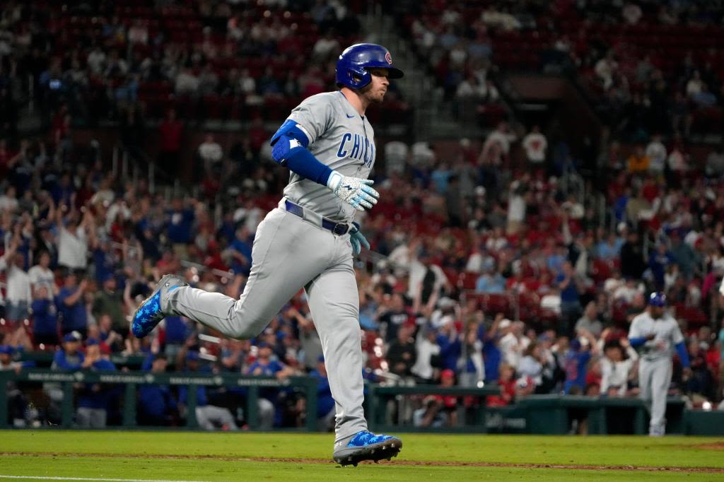 Chicago Cubs lose 4-3 to the St. Louis Cardinals in a multi-homer game following a lengthy rain delay