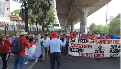 CNTE bloquea principales vialidades en CDMX