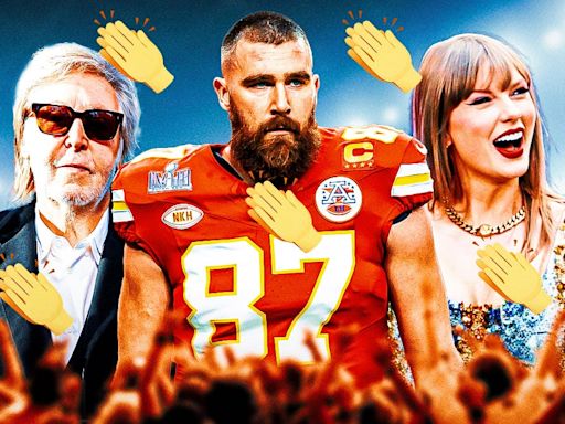 Travis Kelce praised by Paul McCartney, other celebs after joining Taylor Swift on stage