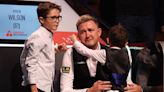 Wilson admits physical pain of becoming snooker champion as footage emerges