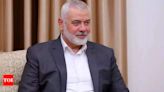 Iran says Hamas leader Ismail Haniyeh was assassinated in Tehran - Times of India