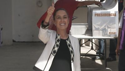 Claudia Sheinbaum vota en Tlalpan; se dice contenta y confiada