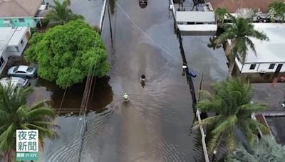 美國佛羅里達州暴雨壞天氣 5郡緊急狀態