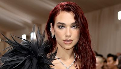 Dua Lipa's Confusing 2024 Met Gala Look Will Leave Your Head Spinning - E! Online