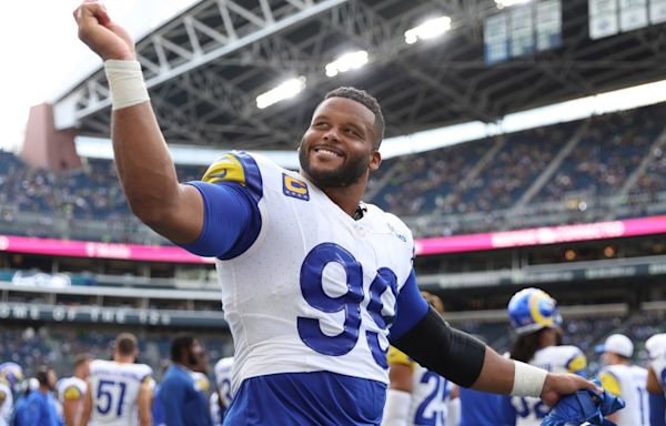 Aaron Donald is still receiving votes as a top NFL player for 2024 despite being retired