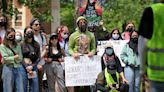 See photos from a May Day and pro-Palestine rally held on OU campus