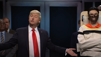 SNL finale teases Trump’s VP picks: a gun-toting Kristi Noem and the ‘late, great Hannibal Lecter’