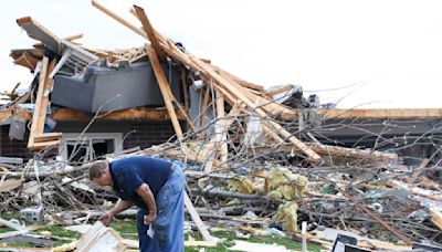 Tornadoes collapse buildings and level homes in Nebraska and Iowa