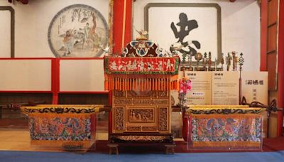 台南第7間宮廟博物館 祀典大天后宮鎮南媽鑾轎「退魯班」