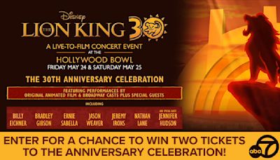 Enter for your chance to win a pair of tickets to The Lion King at the Hollywood Bowl!