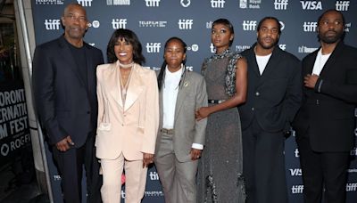 Denzel Washington y su familia presentaron “La lección de piano” en el Festival de Toronto